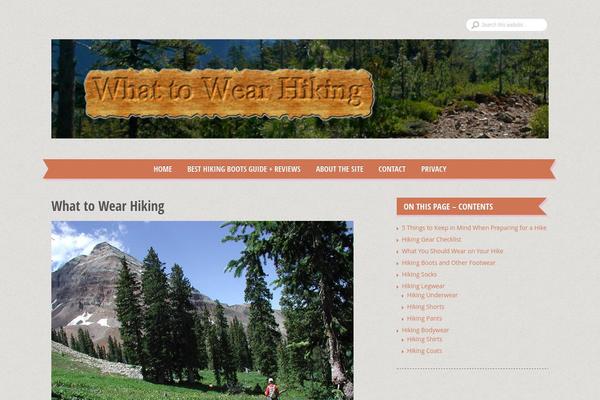 whattowearhiking.com site used Portlight