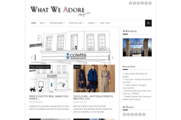 StyleMag theme site design template sample