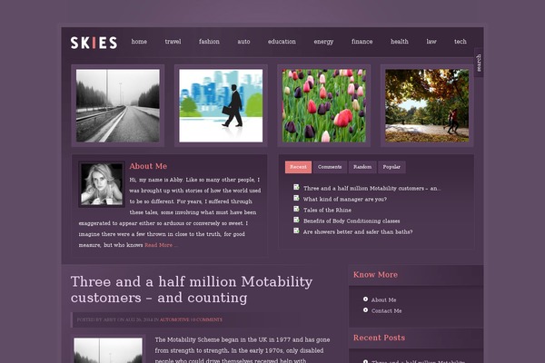 Cion theme site design template sample
