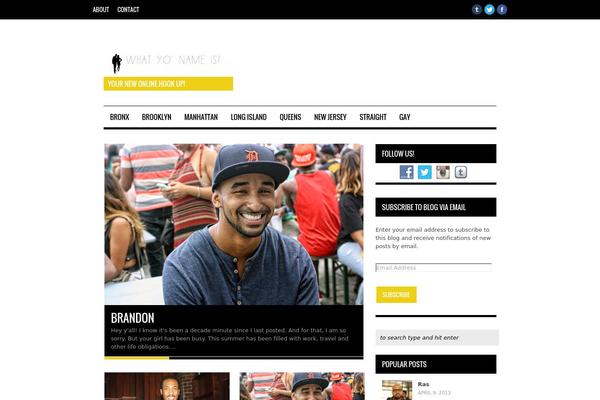 Hades theme site design template sample