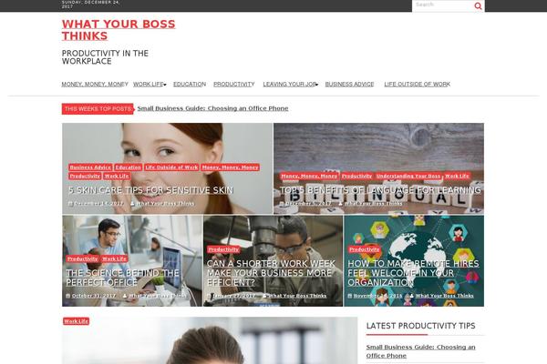 SuperNews theme site design template sample