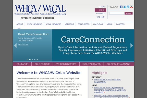 Site using Enlarge Text plugin