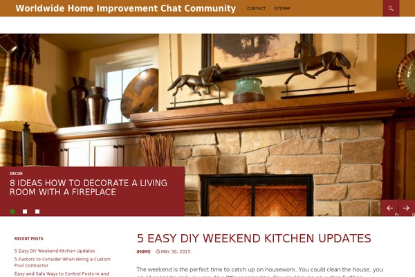 Ridizain theme site design template sample