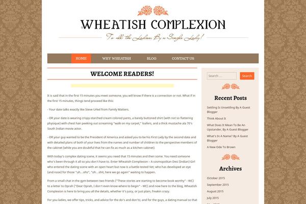 Twenty Thirteen theme site design template sample