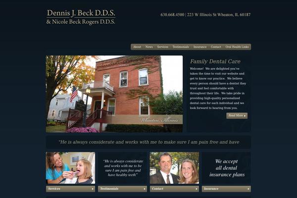 wheatondentalfamily.com site used Organic_health_blue