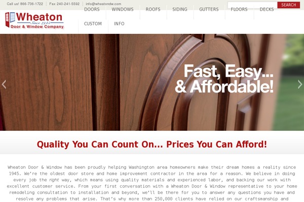 wheatondw.com site used Wheaton