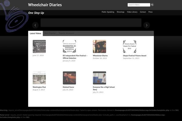 Premiere theme site design template sample
