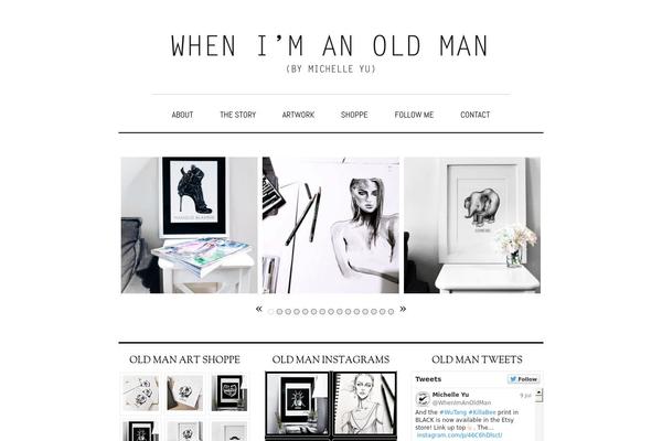 Elemin theme site design template sample