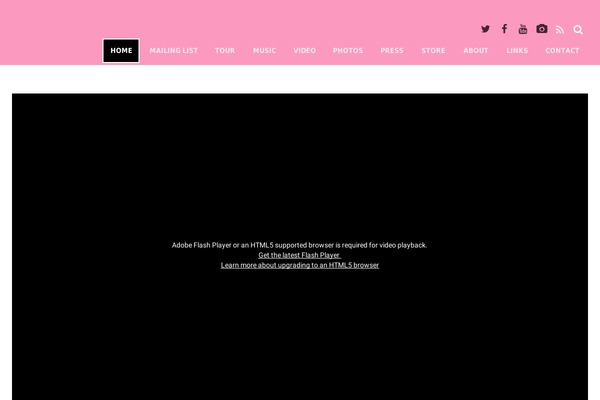 Music theme site design template sample