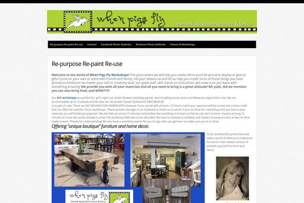 whenpigsflydecor.com site used Wp Bold