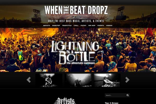Strings theme site design template sample