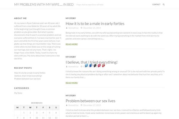 Ambition theme site design template sample