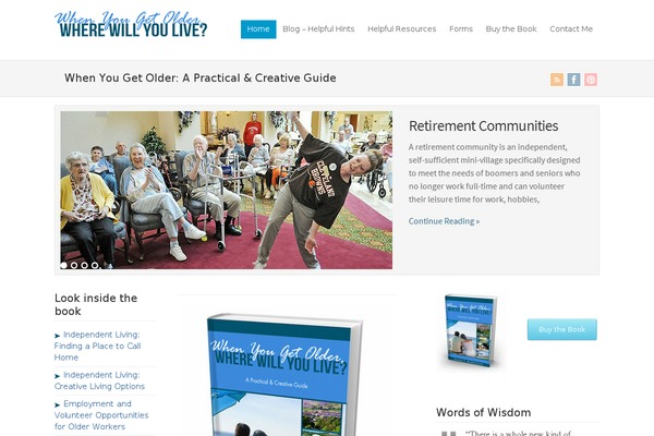 whenyougetolder.com site used Wp-brilliance101