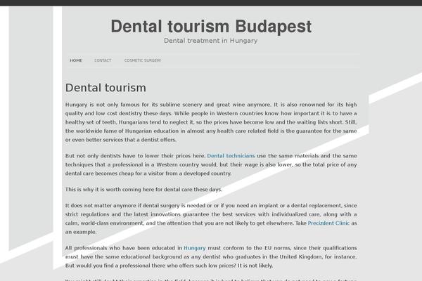 wherebudapest.com site used Twenty Seventeen