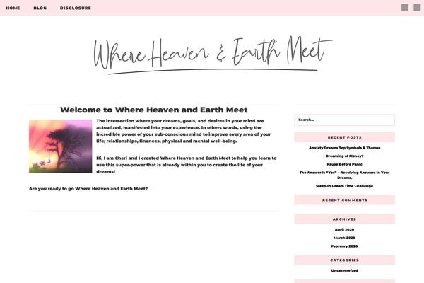 whereheavenandearthmeet.com site used Blogbeautiful-tinselpop