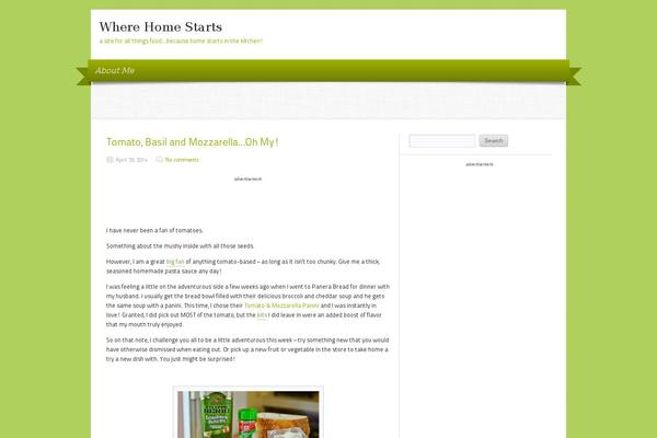 Delicacy theme site design template sample
