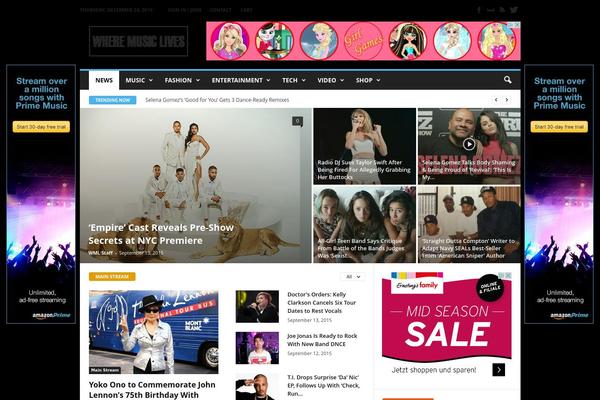 NewsMag theme site design template sample