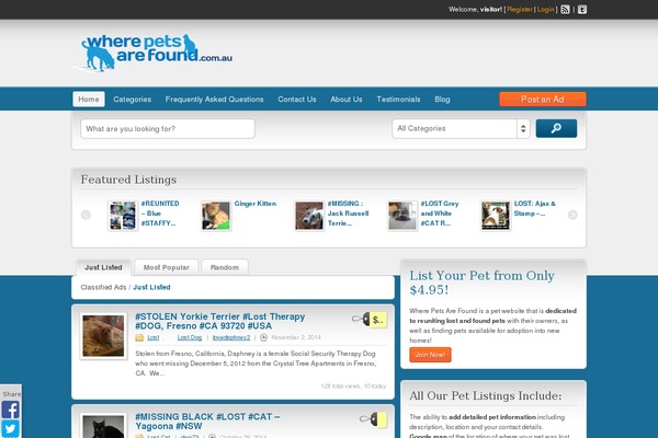ClassiPress theme site design template sample