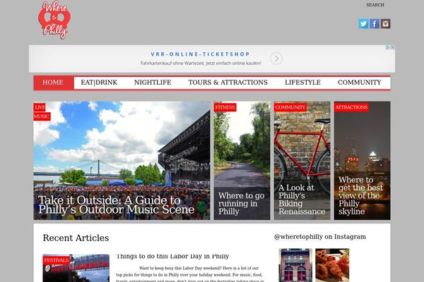Meganews theme site design template sample