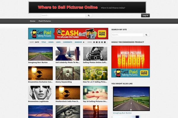 deTube theme site design template sample