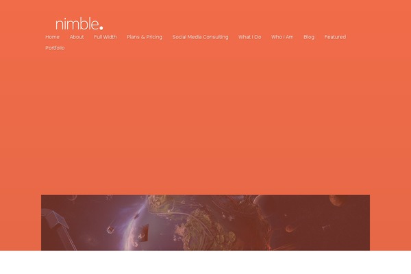 Nimble theme site design template sample
