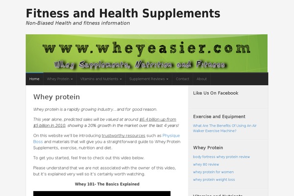wheyeasier.com site used Morphic