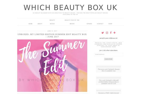whichbeautyboxuk.com site used Pipdig-vivaviva