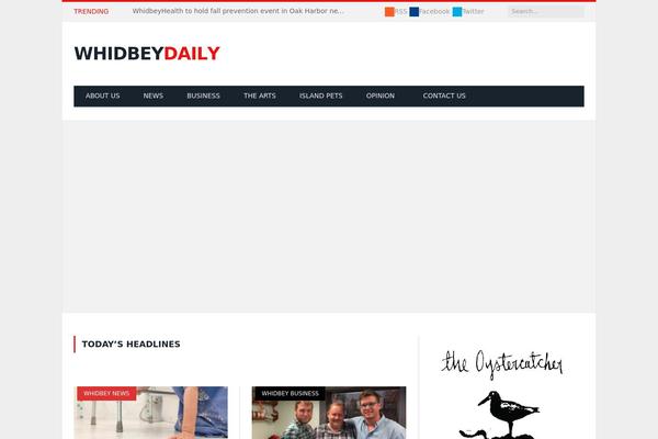 SmartMag theme site design template sample
