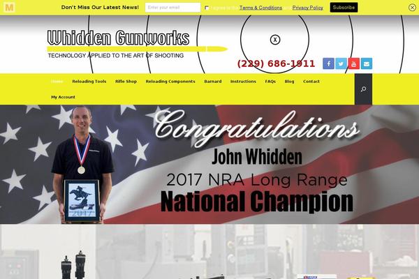 Vantage theme site design template sample