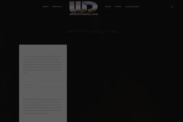 Kinetika theme site design template sample