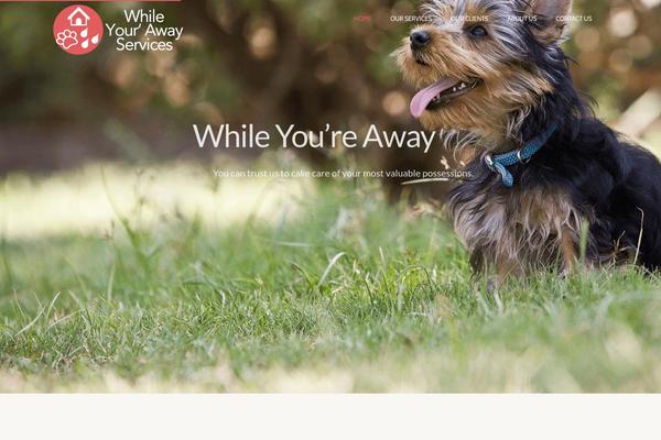 PetCare theme site design template sample