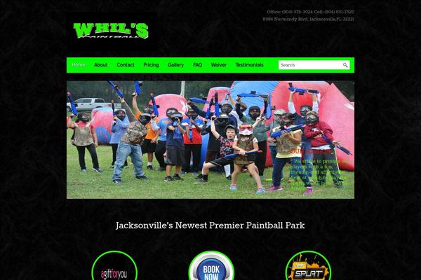 BlackBird theme site design template sample