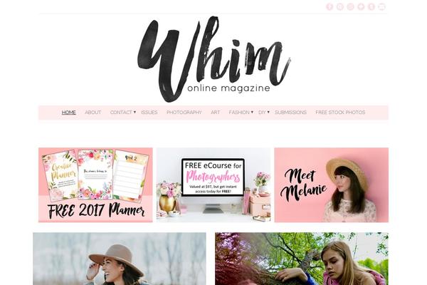 Isabelle theme site design template sample