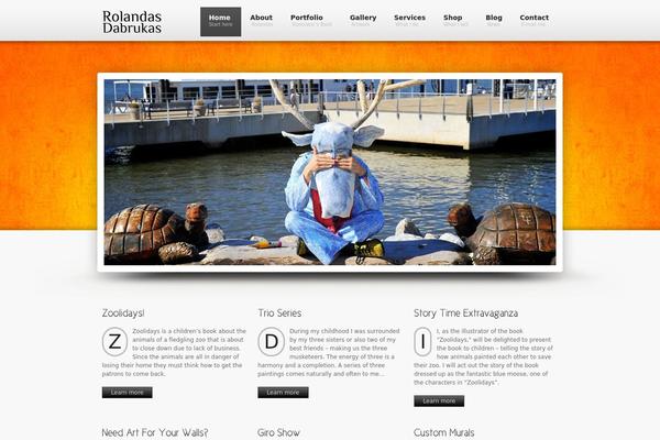 iNspiration theme site design template sample