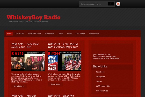 whiskeyboy.us site used Destro