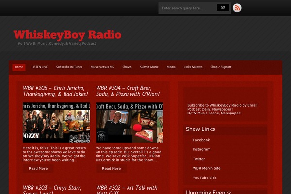 whiskeyboyradio.com site used Destro