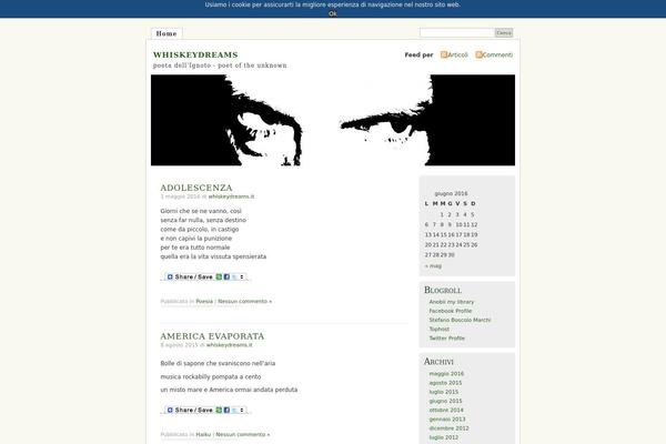 Misty Look theme site design template sample