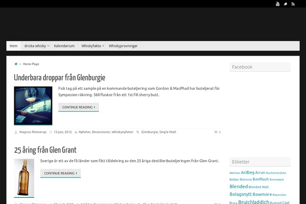 Site using Gigs Calendar plugin