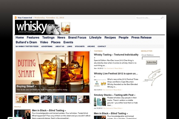 whiskymag.co.za site used Advanced Newspaper