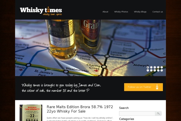 whiskytimes.co.uk site used Sparky