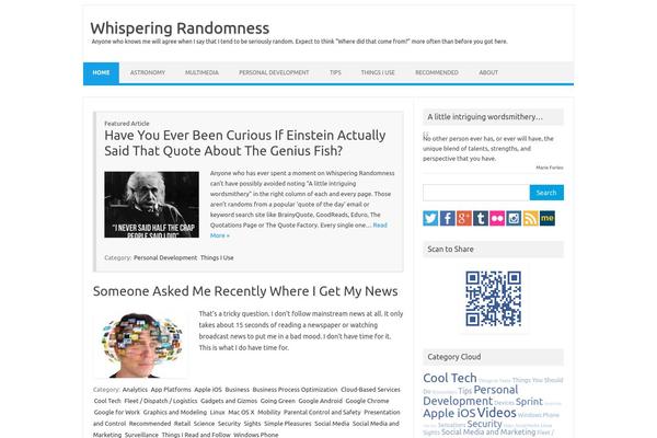 Iconic One theme site design template sample