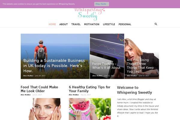 Newspaper theme site design template sample