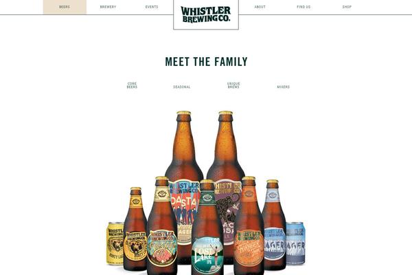 whistlerbeer.com site used Whislter_brewery