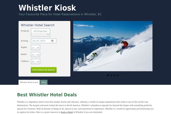 whistlerkiosk.com site used Rezengine-simple
