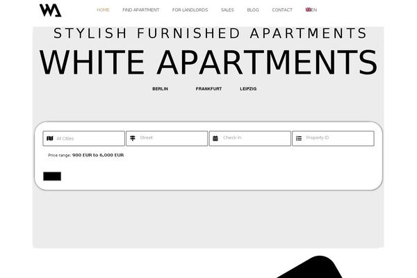 Wprentals theme site design template sample