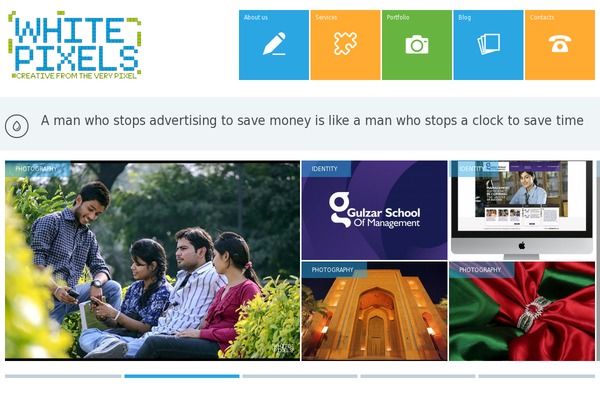 Color Magazine theme site design template sample