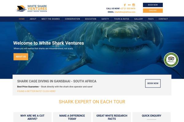 white-shark-diving.com site used Ultimatum