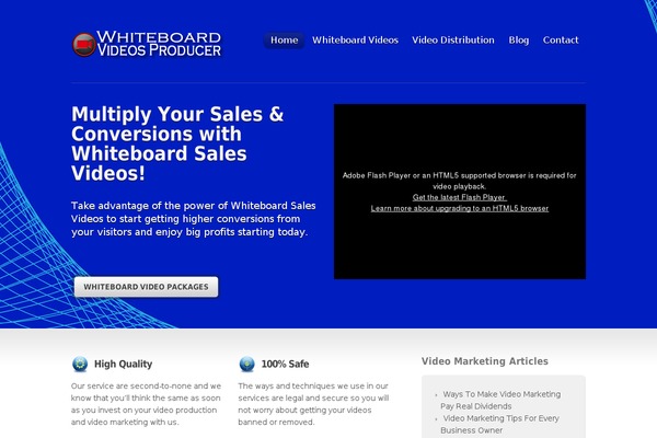 Inspire theme site design template sample