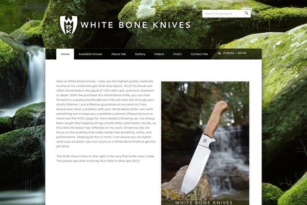 Wootique theme site design template sample