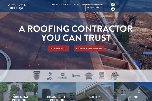 whitecastleroofing.com site used Wcr